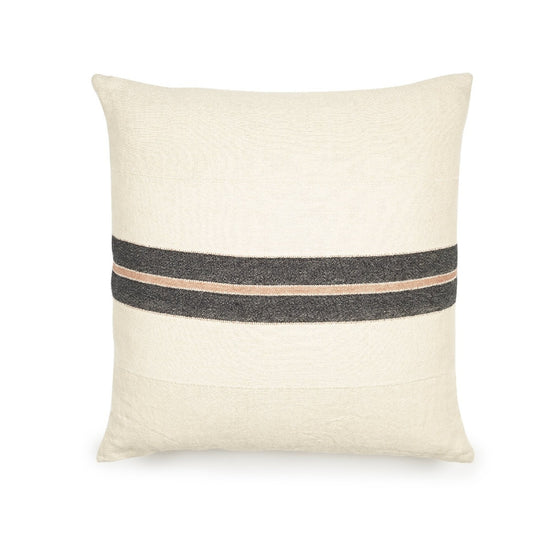 Patagonian Black Stripe cushion cover 63x63