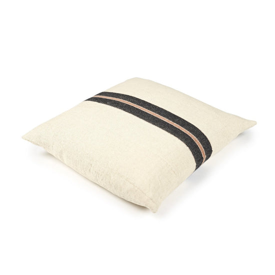 Patagonian Black Stripe cushion cover 63x63
