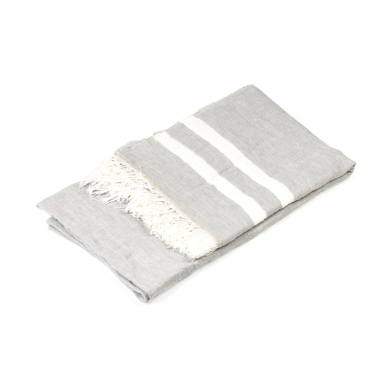 Multicloth Gray Stripe 110x180