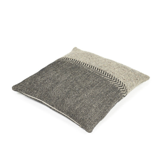 Jules Black Herringbone cushion cover 63x63 